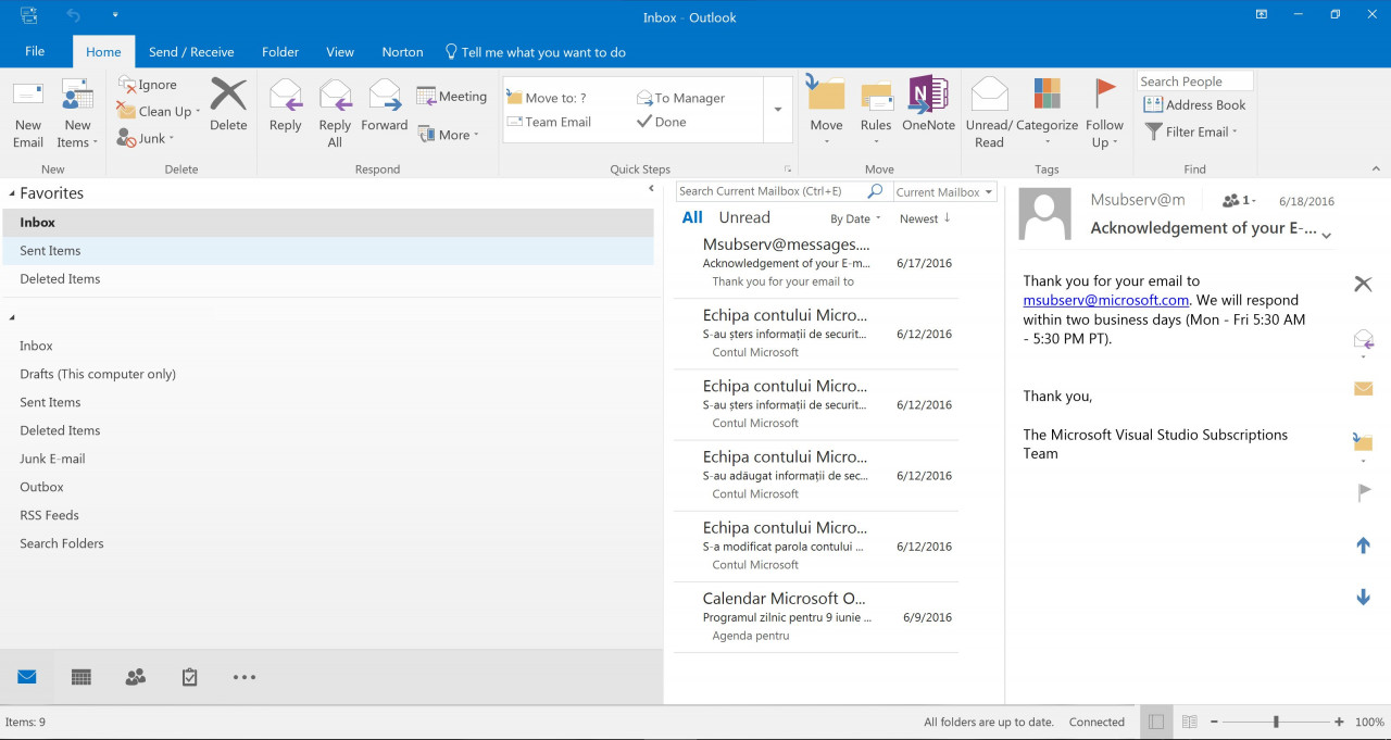 outlook 2019 and exchange 2010